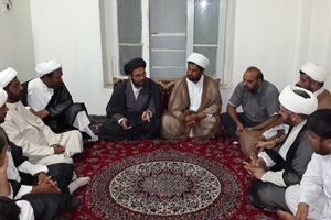 ملک اقرار حسین اور علامہ ہاشم موسوی کا ایم ڈبلیو ایم مشہد کے دفتر کا دورہ